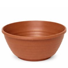 Plastový kvetináč misa terakota 22 cm