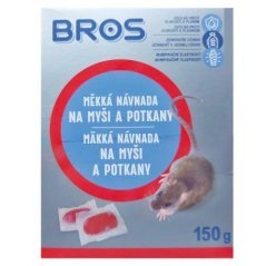 Bros Mäkká návnada na myši a potkany 150 g