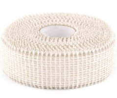 Jutová stuha biela 4 cm / 1 m