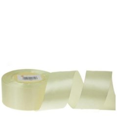 Stuha saténová krém 3,8 cm/ 1 m