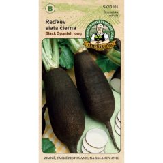 Reďkovka siata čierna Black Spanish long