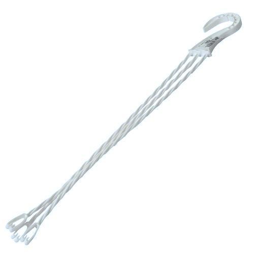 Plastový záves na kvetináč biely 50 cm