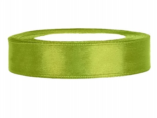 Stuha saténová zelená 1,2 cm/32 m - R161-17