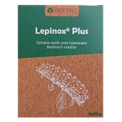 Lepinox Plus - bio prípravok proti húseniciam škodlivých motýľov - 3 x 10 g