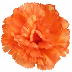 Umelý karafiát oranžový 9 cm