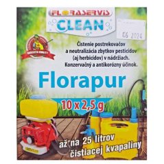 Florapur 10 x 2,5 g na čistenie postrekovačov