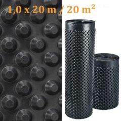 Nopová fólia 400 g / m2, 1,0 x 20 m (20 m2v balení)