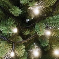 Vianočné osvetlenie 192 LED teplá biela s časovačom 14,3 m