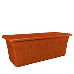 Truhlík Garden plastový terakotový 80 cm