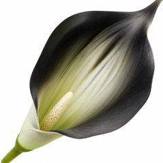 Umelá kala čierna 16 cm