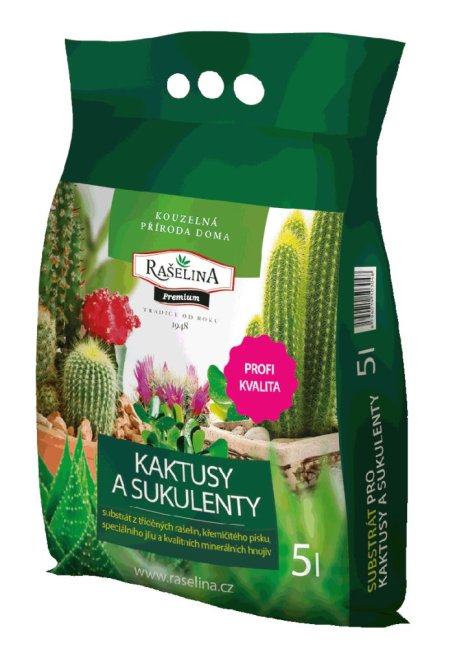 Substrát pre kaktusy a sukulenty 5 l Substrát pre kaktusy a sukulenty 5 l
