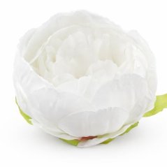 Umelá pivónia biela 8 cm