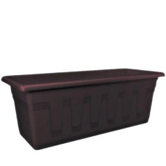 Truhlík Garden plastový hnedý 80 cm