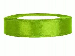 Stuha saténová bledozelená 1,2 cm/32 m - R161-08
