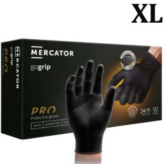 Rukavice jednorázové nitrilové čierne  vel. XL / 1 pár