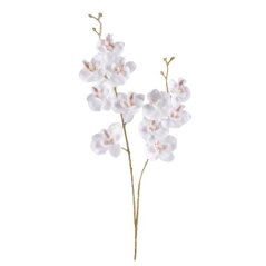 Umelá orchidea biela 50 cm