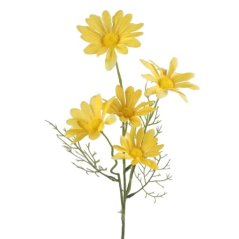 Umelá sedmokráska žltá 52 cm