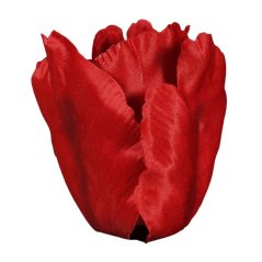 Umelý tulipán červený 7,5 cm / 1 ks