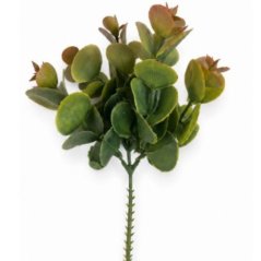 Umelý eukalyptus zeleno hnedý 20 cm