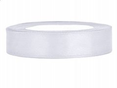 Stuha saténová biela 1,2 cm/32 m - R161-02