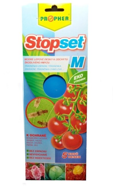 STOPSET M lepové dosky - modré 5 ks