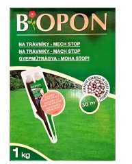 Biopon trávnikové hnojivo mach-stop 1 kg