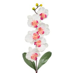 Umelá orchidea saténová L160-02