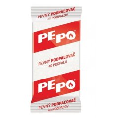 Podpaľovač PE-PO tuhý 40 podpalov / 260 g
