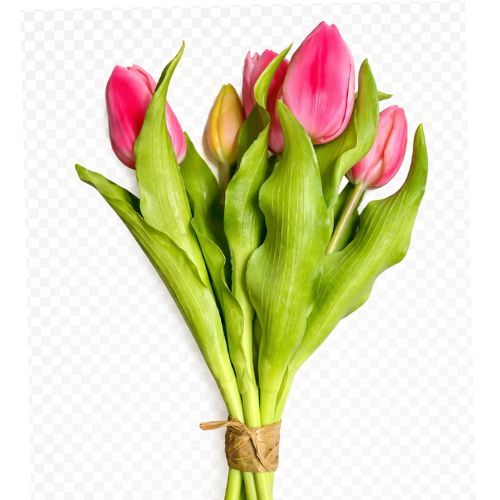 Umelá kytica tulipány ružové 30 cm
