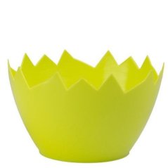 Veľkonočný kvetináč škrupinka zelený 15 cm