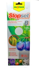STOPSET B lepové dosky - biele 5 ks
