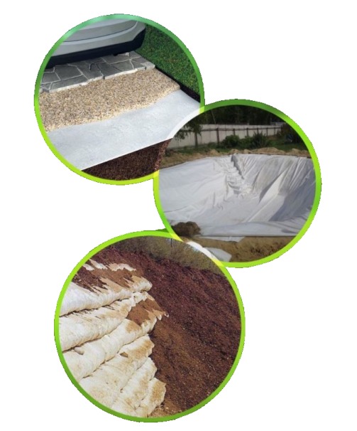 Geotextília GeoNETEX MB 300 g / m², šírka 2 m / 1 bm