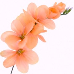 Umelá frézia lososová 15 cm