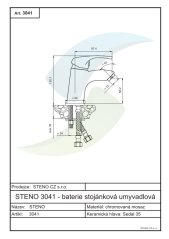 Stojankový výtokový ventil ST 3001