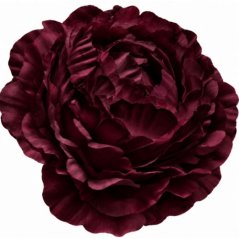 Umelá kamélia bordová 10 cm