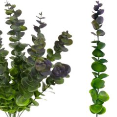 Umelý eukalyptus zelenofialový 48 cm / 1 ks