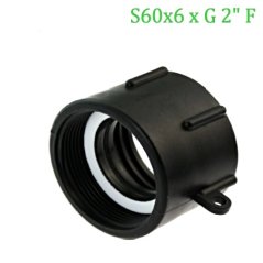 Adaptér na IBC nádrž, závit S60x6 na G vnútorný závit S60x6 x G 2" F ECONOM