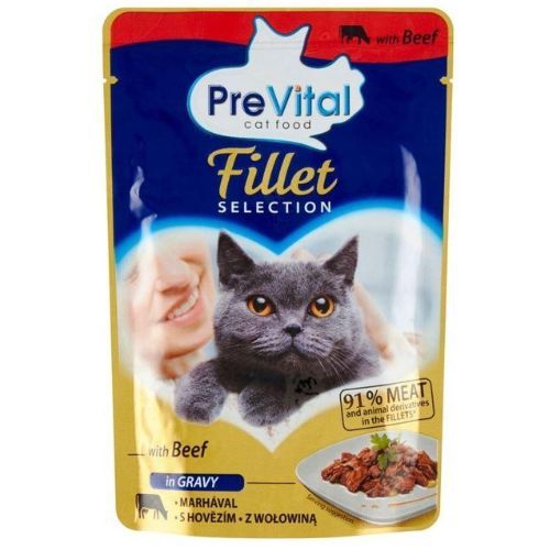 PreVital Fillet hovädzie v omáčke 85 g PreVital Fillet hovädzie v omáčke 85 g