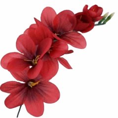 Umelá frézia červená 15 cm