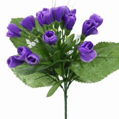 Umelá kytička krokusy fialová 25 cm