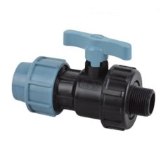 PE Uzatvárací ventil 25 mm x 3/4 " s vonkajším závitom