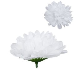 Umelá chryzantéma biela 9 cm