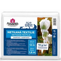 Netkaná textilia Rosteto - biela 10 m x 1,6 m