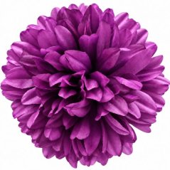 Umelá chryzantéma tmavofialová  13 cm