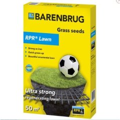 Trávne osivo BARENBRUG RPR LAWN  50 m²- 1 kg mimoriadne pevná a vysoko regeneračná