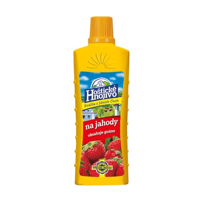 Hoštické hnojivo na jahody s guánom 500 ml Hoštické hnojivo na jahody s guánom 500 ml