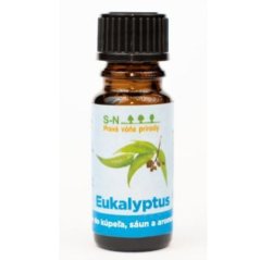 Eukalyptus do kúpeľa, sáun a aromalámp 10 ml