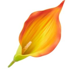 Umelá kala oranžovo žltá 16 cm